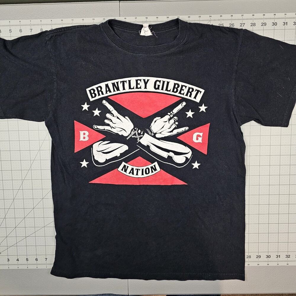 Brantley Gilbert Tshirt Mens Small Stone Cold Country God Music Y2K Band Rock